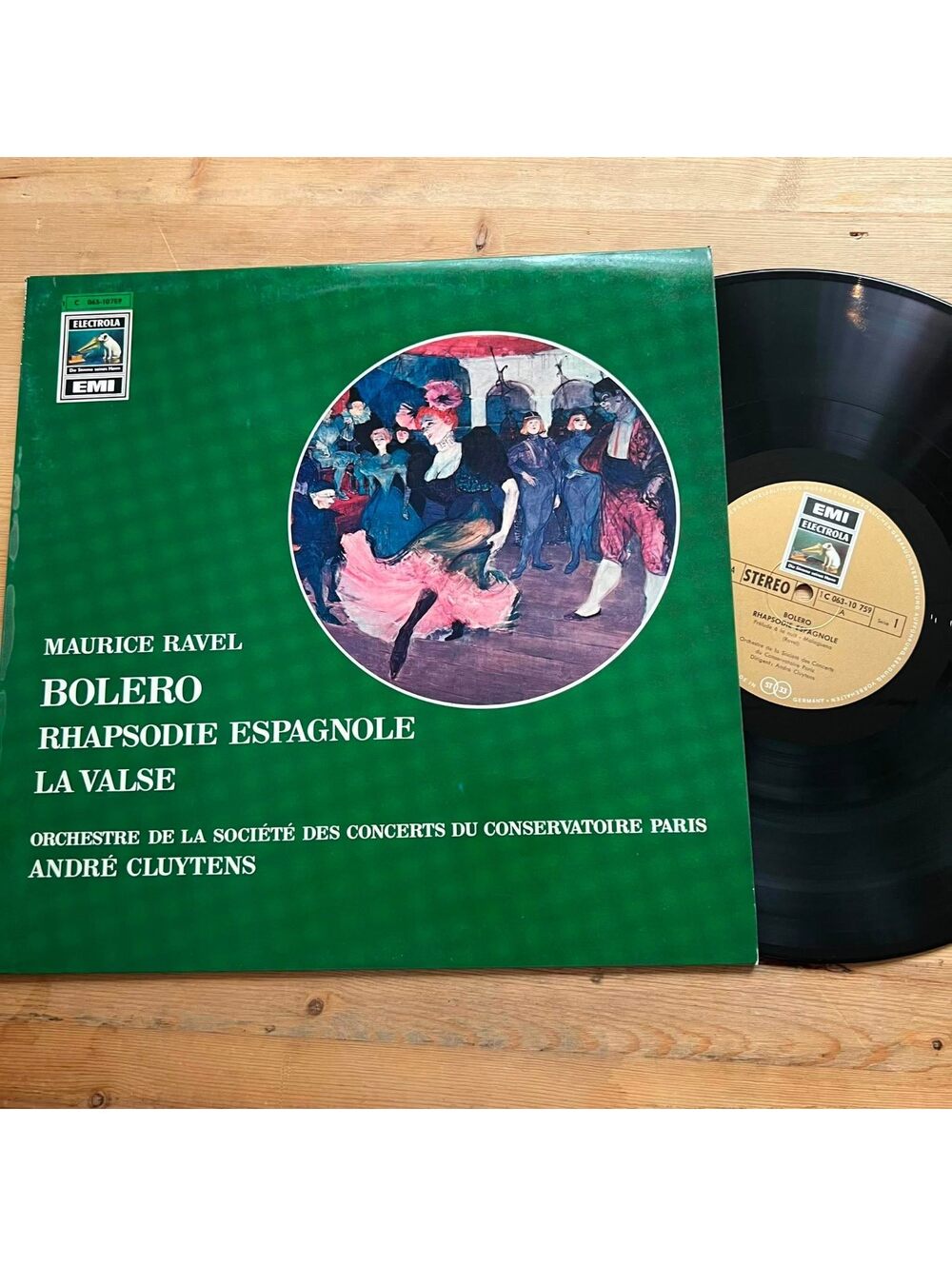 Maurice Ravel - Bolero Rhapsodie Espagnole 33rpm VG+ VR20